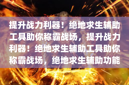 提升战力利器！绝地求生辅助工具助你称霸战场，提升战力利器！绝地求生辅助工具助你称霸战场，绝地求生辅助功能