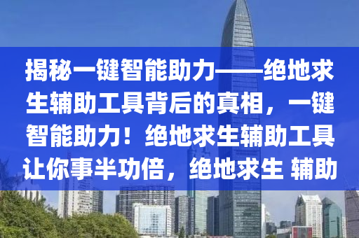 揭秘一键智能助力——绝地求生辅助工具背后的真相，一键智能助力！绝地求生辅助工具让你事半功倍，绝地求生 辅助