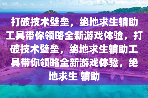 打破技术壁垒，绝地求生辅助工具带你领略全新游戏体验，打破技术壁垒，绝地求生辅助工具带你领略全新游戏体验，绝地求生 辅助