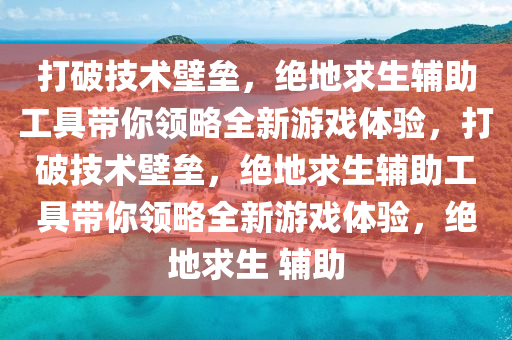 打破技术壁垒，绝地求生辅助工具带你领略全新游戏体验，打破技术壁垒，绝地求生辅助工具带你领略全新游戏体验，绝地求生 辅助