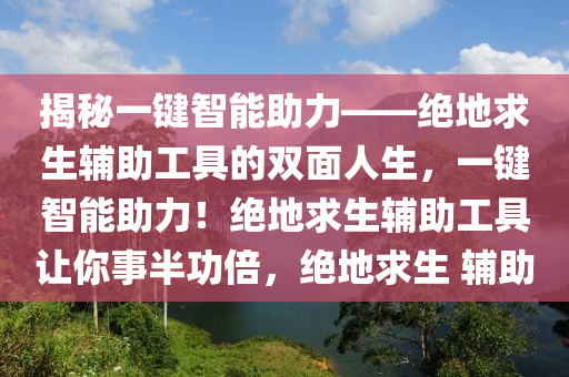 揭秘一键智能助力——绝地求生辅助工具的双面人生，一键智能助力！绝地求生辅助工具让你事半功倍，绝地求生 辅助