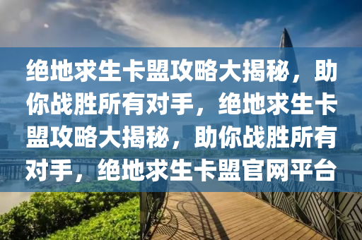 绝地求生卡盟攻略大揭秘，助你战胜所有对手，绝地求生卡盟攻略大揭秘，助你战胜所有对手，绝地求生卡盟官网平台