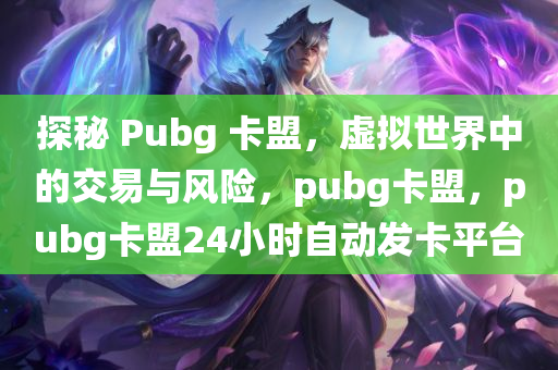 探秘 Pubg 卡盟，虚拟世界中的交易与风险，pubg卡盟，pubg卡盟24小时自动发卡平台