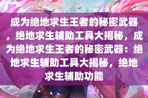 成为绝地求生王者的秘密武器，绝地求生辅助工具大揭秘，成为绝地求生王者的秘密武器：绝地求生辅助工具大揭秘，绝地求生辅助功能