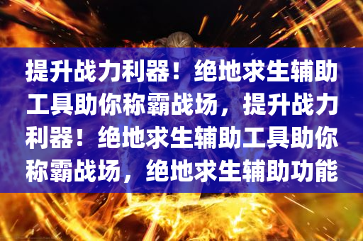 提升战力利器！绝地求生辅助工具助你称霸战场，提升战力利器！绝地求生辅助工具助你称霸战场，绝地求生辅助功能