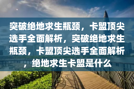 突破绝地求生瓶颈，卡盟顶尖选手全面解析，突破绝地求生瓶颈，卡盟顶尖选手全面解析，绝地求生卡盟是什么