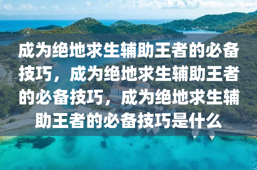 成为绝地求生辅助王者的必备技巧，成为绝地求生辅助王者的必备技巧，成为绝地求生辅助王者的必备技巧是什么