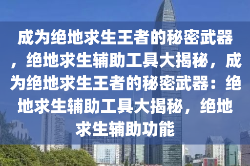 成为绝地求生王者的秘密武器，绝地求生辅助工具大揭秘，成为绝地求生王者的秘密武器：绝地求生辅助工具大揭秘，绝地求生辅助功能