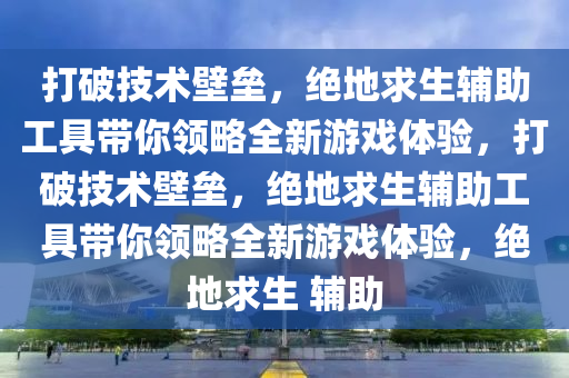 打破技术壁垒，绝地求生辅助工具带你领略全新游戏体验，打破技术壁垒，绝地求生辅助工具带你领略全新游戏体验，绝地求生 辅助